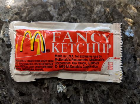dating mcdonalds ketchup